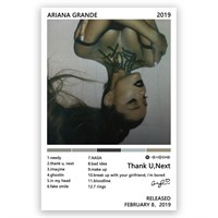 Ariana Posters Grande Thank U Next Album Cover Pos