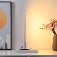 EDISHINE LED Table Lamp, Minimalist Bedside Lamp w