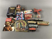 Toy Lot w/ Vtg Tin Trains, Watchmen ++