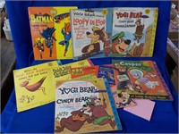 Various early book records Batman, Yogi, Casper