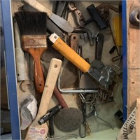 Drawer 1- Staple Slapper, Paintbrush, Misc Tools