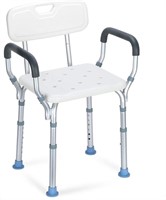 OasisSpace Heavy Duty Shower Chair with Back