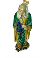 ANTIQUES GLAZED CHINESE PORCELAIN FIGURE