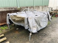 Steel Ute Canopy Frame with Canvas Cover