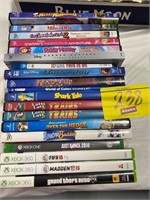 XBOX 360 & XBOX ONE GAMES, DVDS, BLURAYS