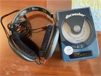 Disc washer and headphones
