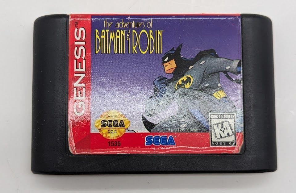 Sega Genesis The Adventures Of Batman And Robin