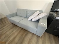 Fabric 2.5 Seat Lounge & Mobile 3 Drawer Pedestal