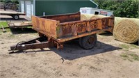 Hydraulic dump trailer