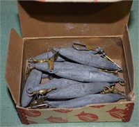 Vintage Box of Ideal #470 12SS Trolling Sinkers