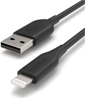 3' Amazon Basics ABS USB-A to Lightning Cable
