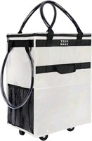 TOJNMAKE Reusable Grocery Bag On Wheels Shopping T