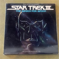 Star Trek III search for Spock Soundtrack film LP