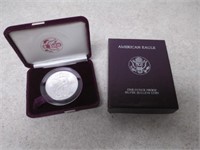 1986 American Silver Eagle Dollar in Case w/