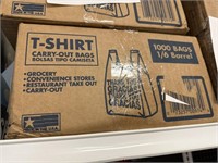 T-Shirt bags 1000ct