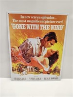 GONE WITH THE WIND TIN WALL DECOR