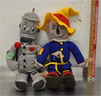 Tin Man & Scarecrow knitt figures