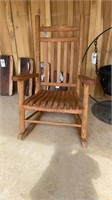 Wooden Oak Rocking Chair