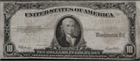 1922 10 $ GOLD CERTIFICATE F