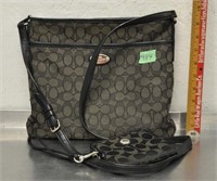 Coach purse, wallet, see pics, note