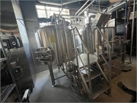 LOT 2 STAINLESS STEEL MASH TANKS WITH CONTROLLER