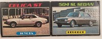 (2) Topps Vehicle Cards, Circa 1976