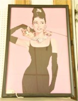 Framed print of Audrey Hepburn