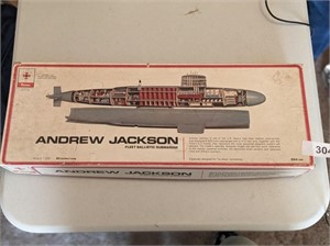 Revell Andrew Jackson Submarine Model