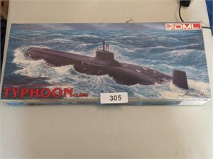 Typhoon Class Submarine Model