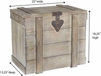 WOODEN HOME TRUNK