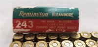 23 Rounds Remington 243 Ammo