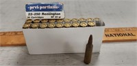 20 Rounds 22-250 Remington Ammo