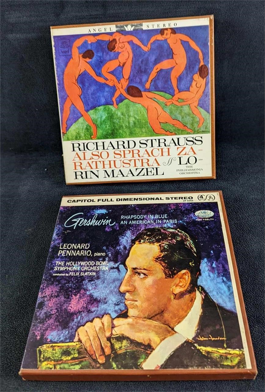 Richard Strauss & George Gershwin 4 Track Tapes