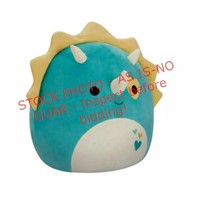 Squishmallows Braedon the Teal Triceratops with