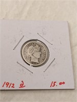 1912D Barber Dime