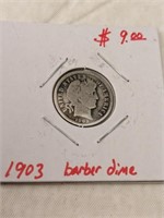 1903 Barber Dime