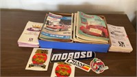 Racing Car Magazines Brochures And Stickers