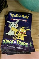 POKEMON TRICK OR TRADE CARDS