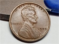 OF) nice 1909 VDB wheat penny