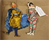 S: 2 ANTIQUE 6 IN MARIONETTES - GOOD COND.