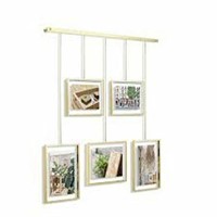 UMBRA EXHIBIT MULTI PHOTO DISPLAY (2) 4X6"(3) 5X7"