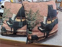 2 piano pillows