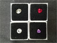 Four Assorted Gemstones