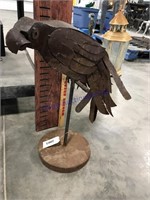 Yard art parrot- approx 19" tall