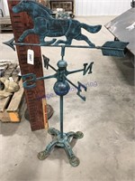 Horse weathervane- cast iron, approx 36" tall