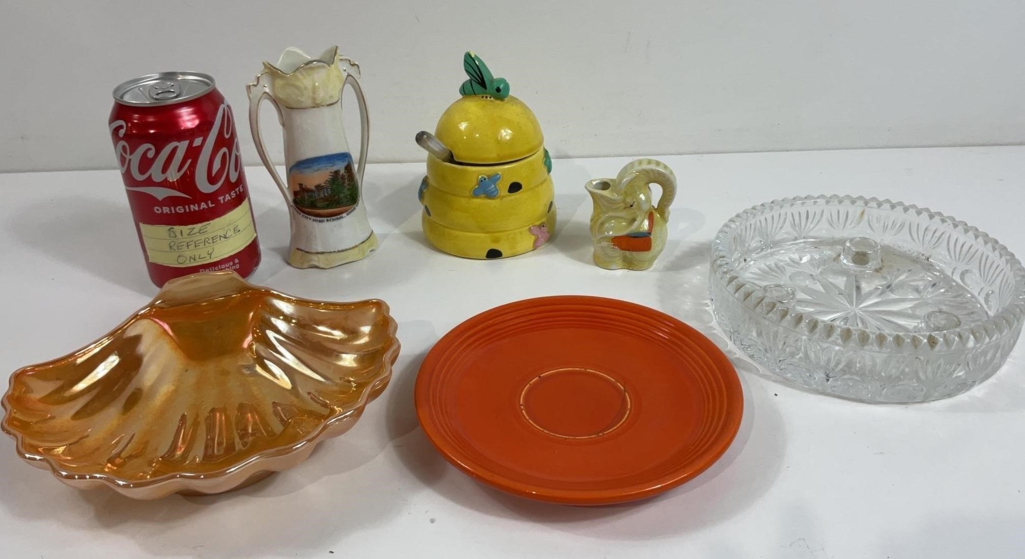 Mixed lot of glassware