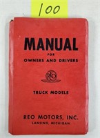 REO Truck Models Manual for Owners & Drivers