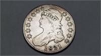 1821 Capped Bust Half Dollar High Grade