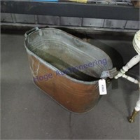 Copper boiler- no lid - broken handle