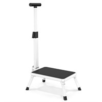 Step Stool with Handle, Foldable Stepping Stool
